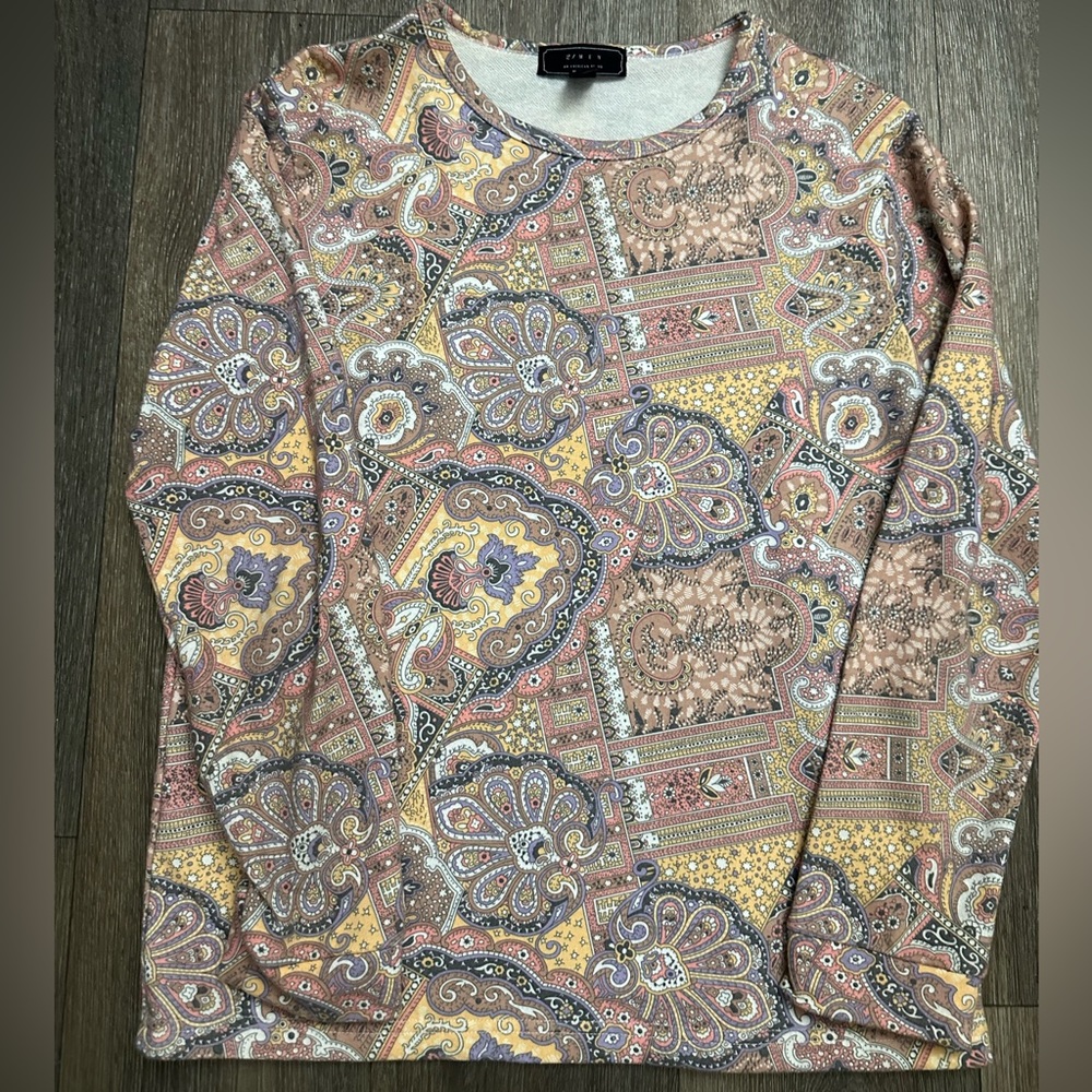 Paisley sweatshirt